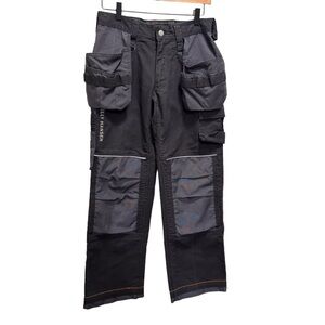 Helly Hansen Workwear Mens Chelsea Construction Pants Size 30 Cargo Multi Pocket